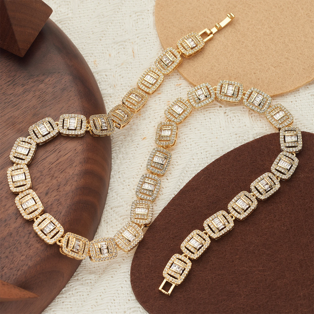 Golden Luxe Tennis Choker - Image 3