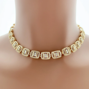 Golden Luxe Tennis Choker