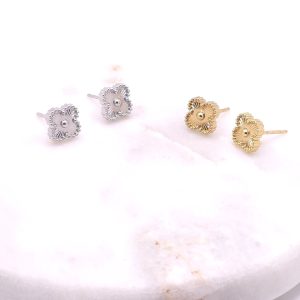 Mini Clover Stud Earrings