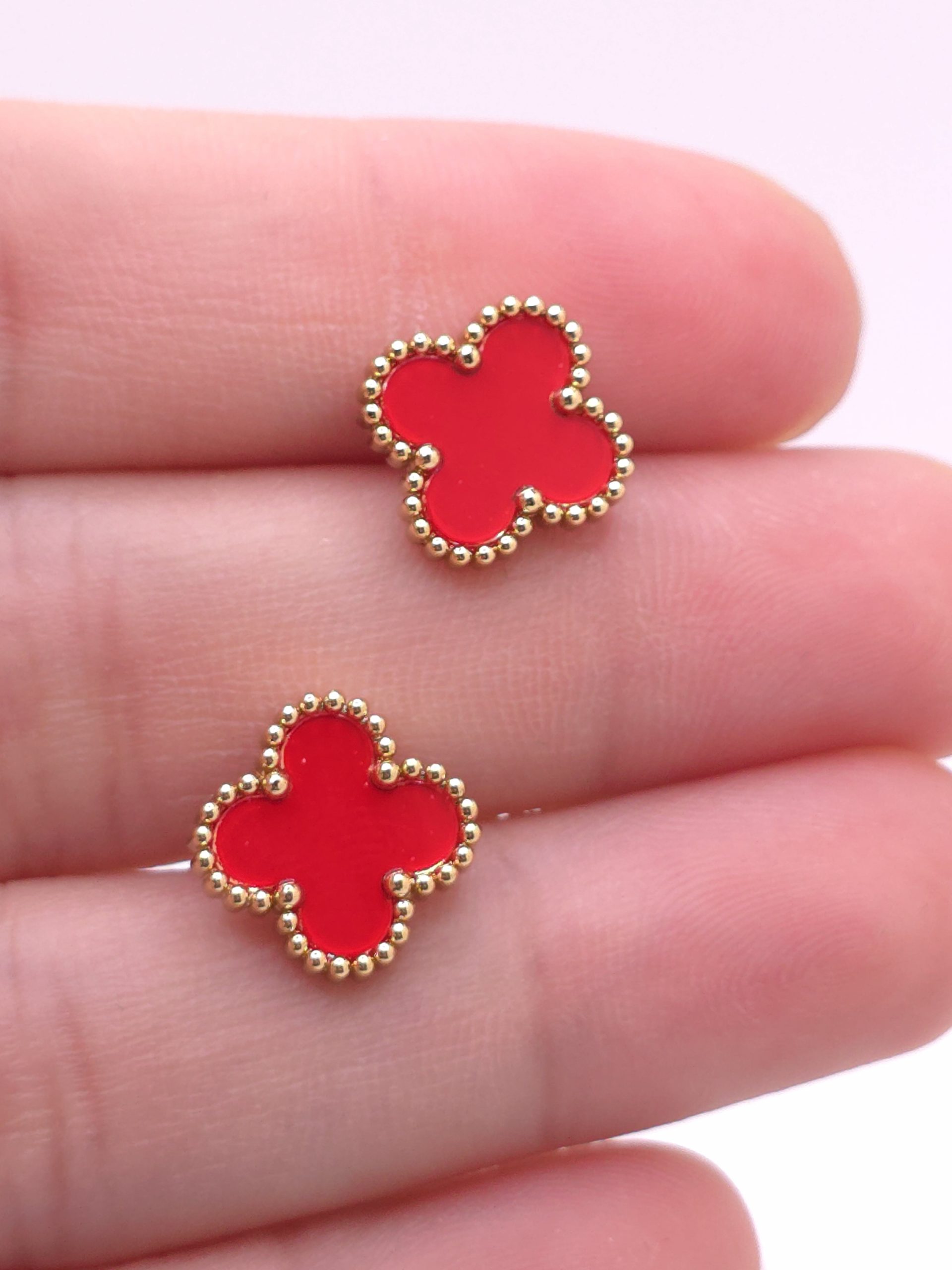 Classic Clover Stud Earrings - Image 22