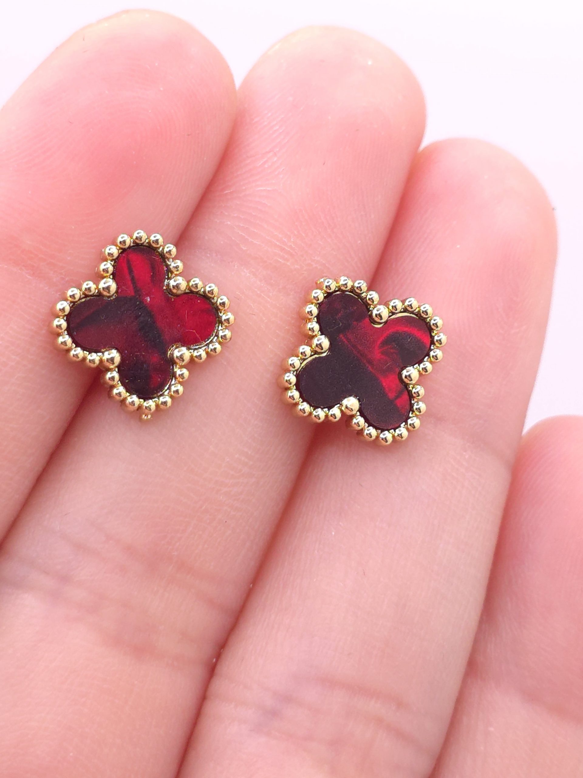 Classic Clover Stud Earrings - Image 17