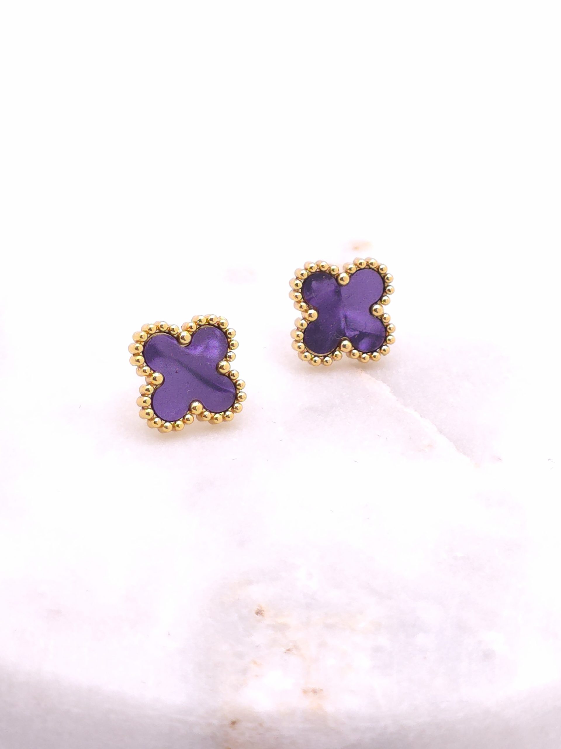 Classic Clover Stud Earrings - Image 16