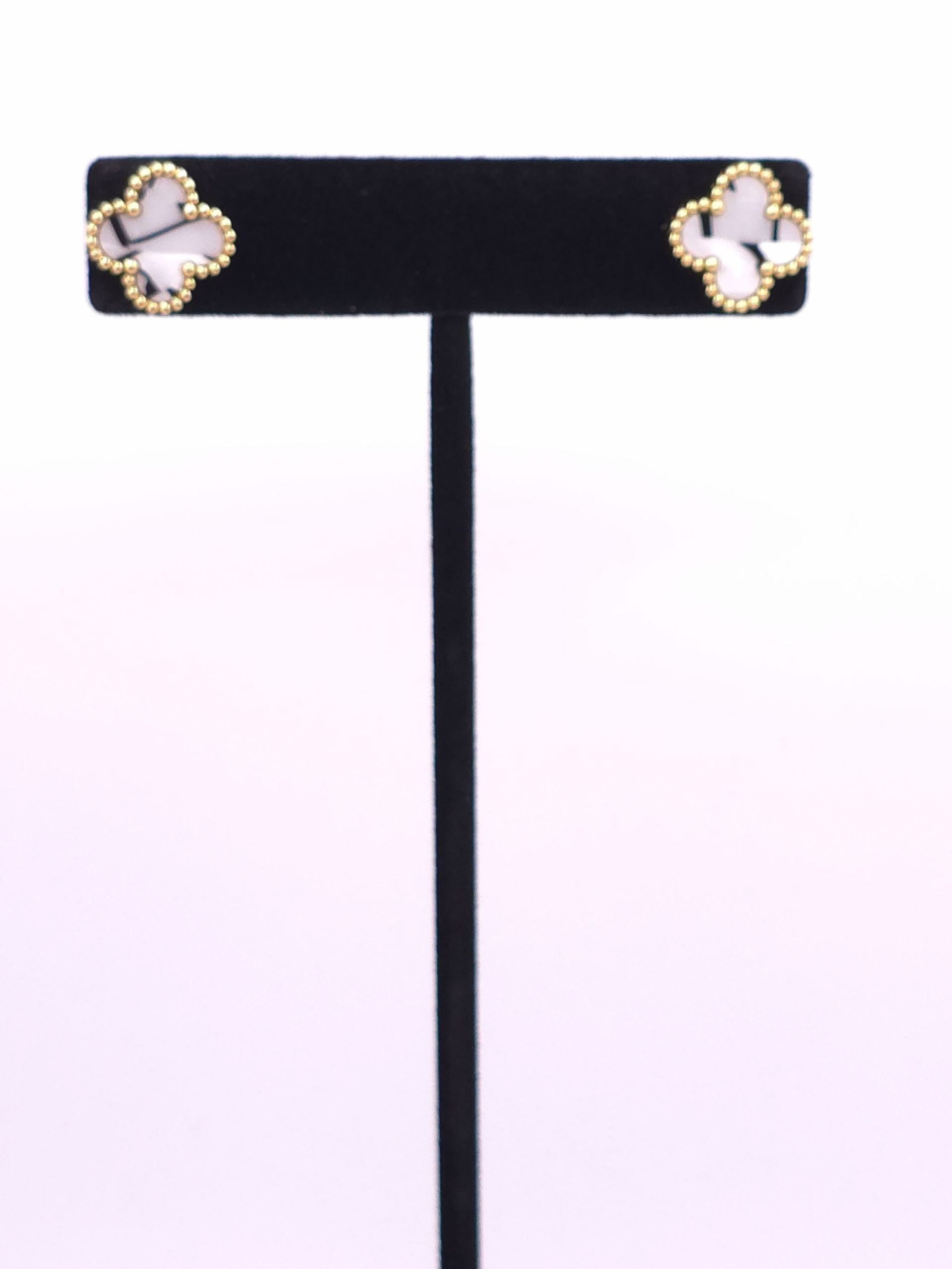 Classic Clover Stud Earrings - Image 10