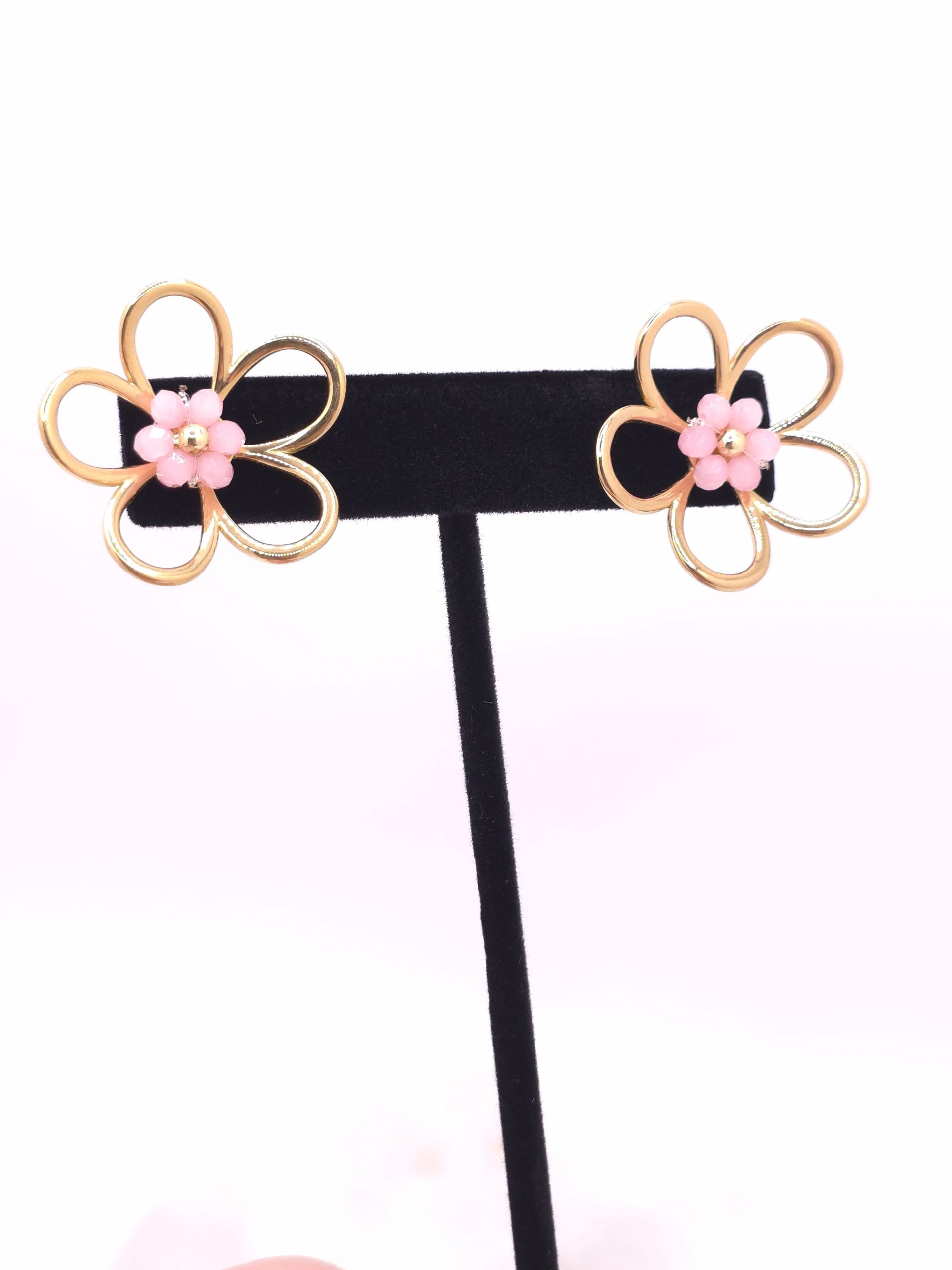 Blossom Petal Stud Earrings - Image 3