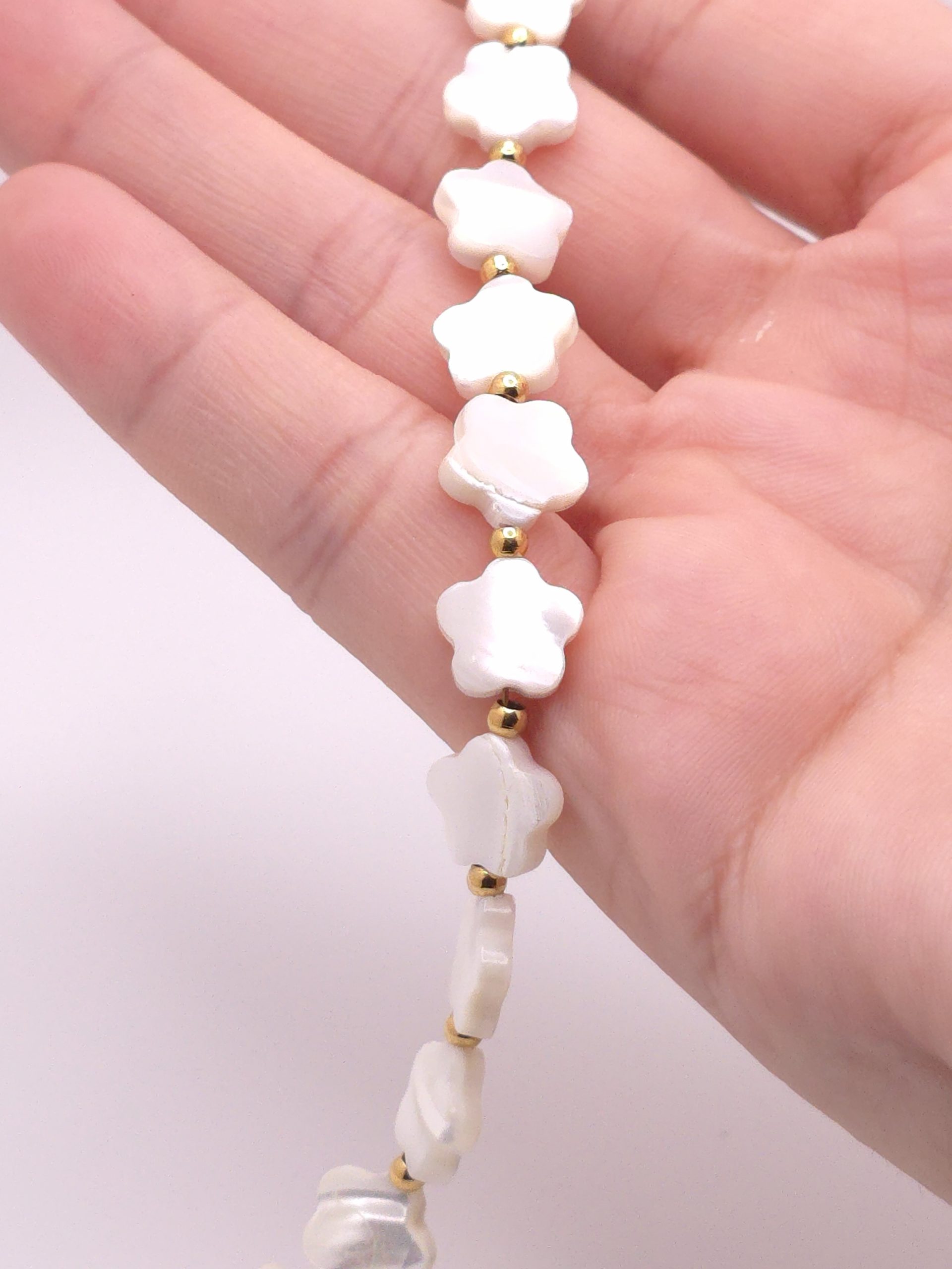 Pearl Blossom Charm Bracelet - Image 2