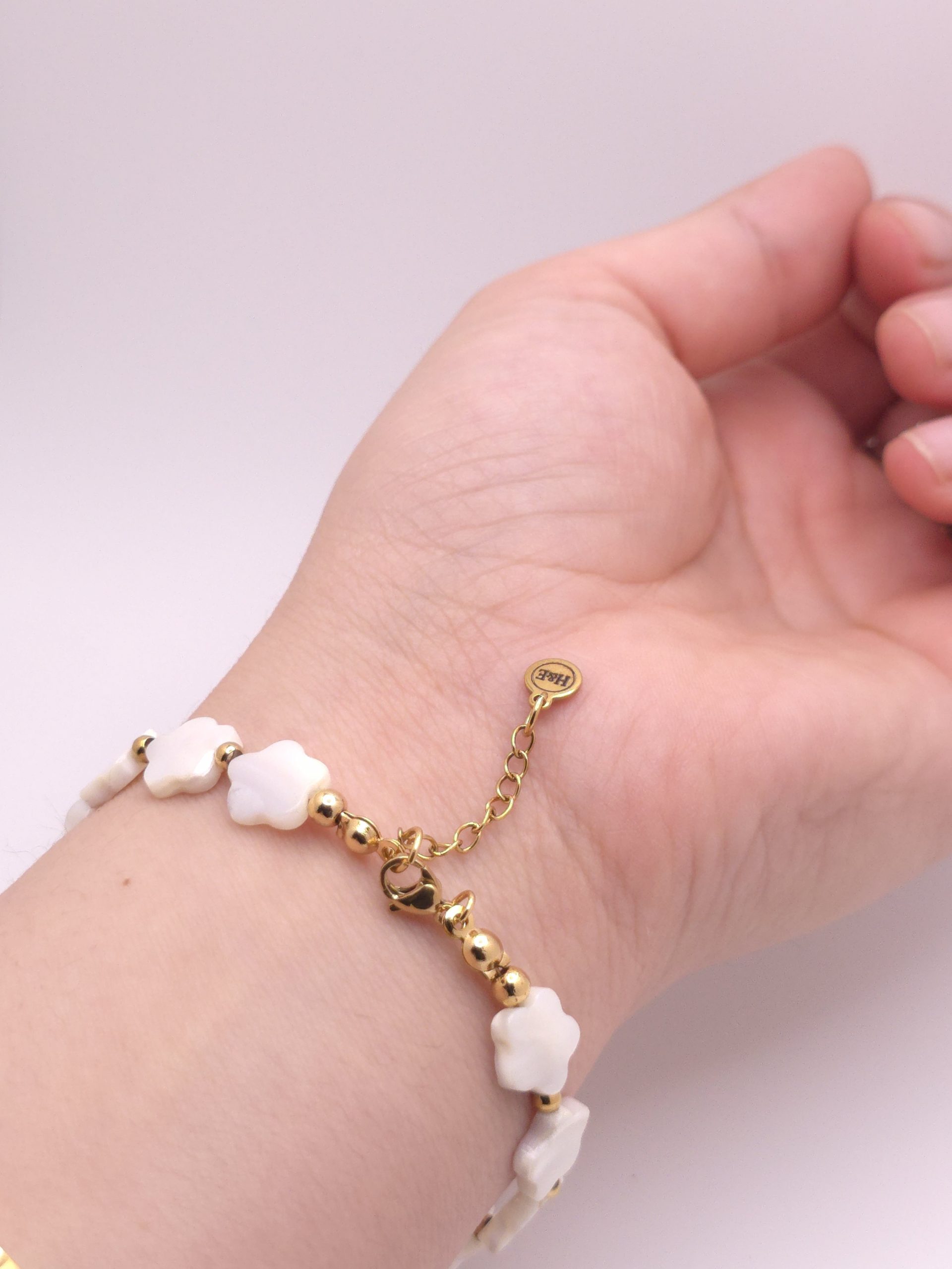 Pearl Blossom Charm Bracelet - Image 3
