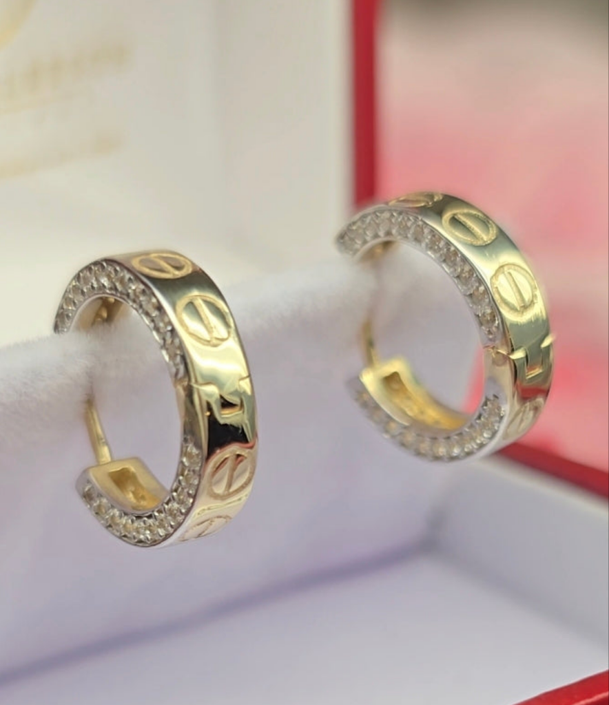 Radiant Luxe Hoop Earrings