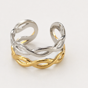 Infinity Twist Adjustable Ring