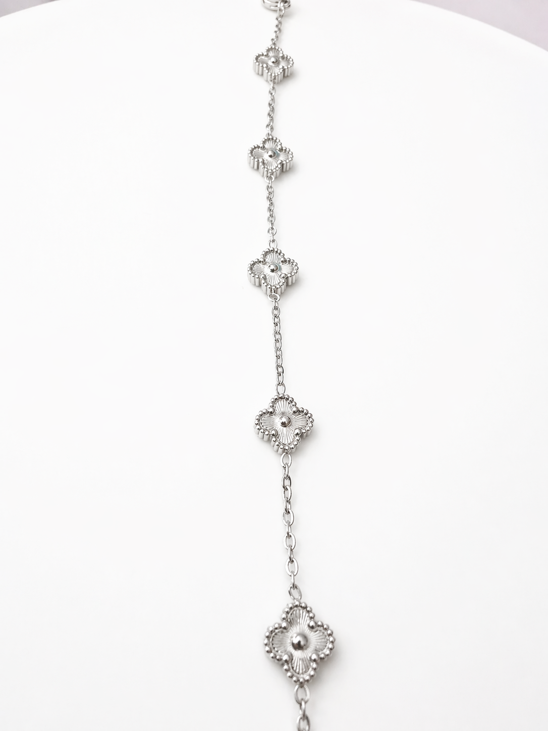 Multi Mini Clover Charm Bracelet - Image 14