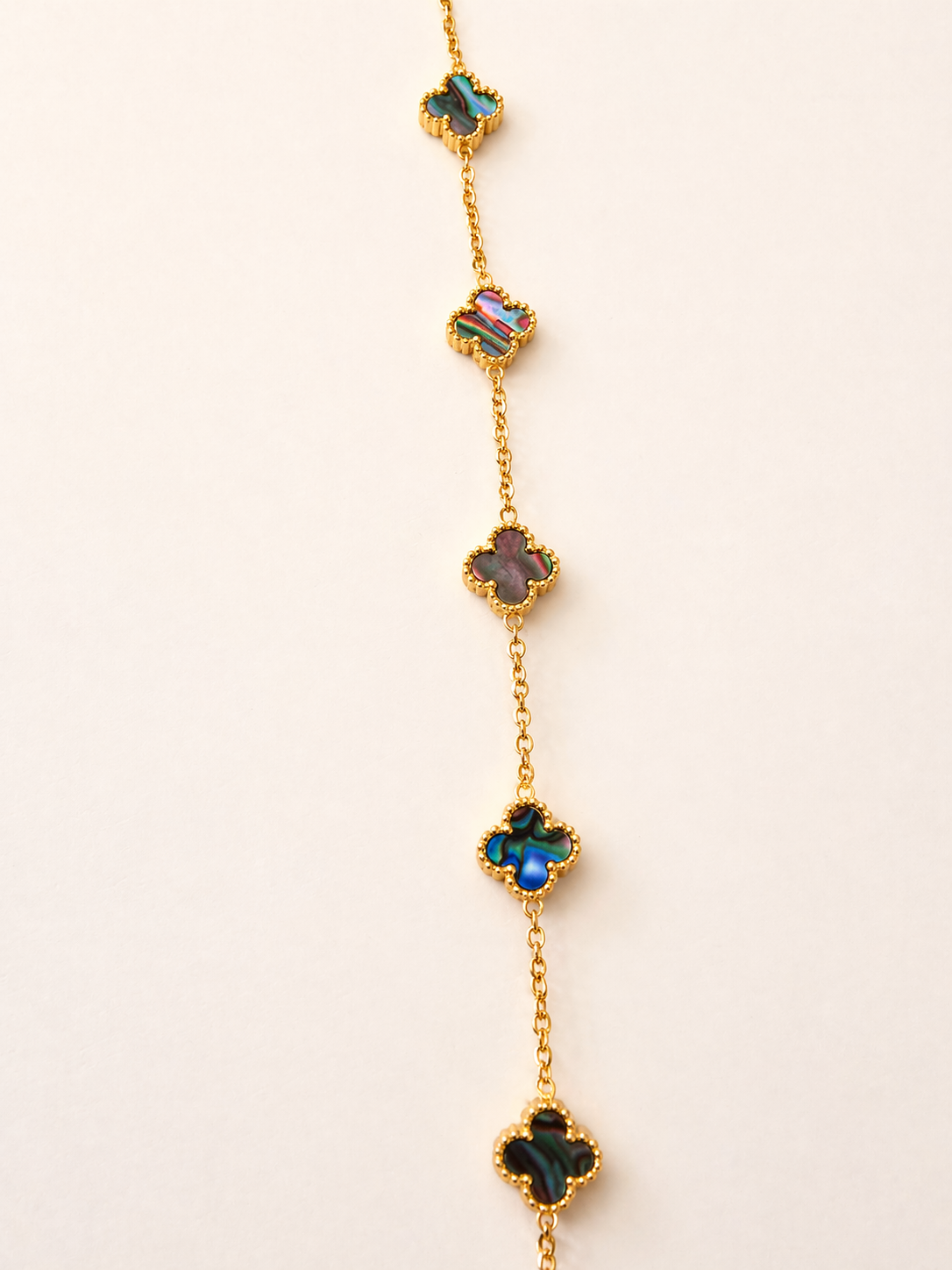 Multi Mini Clover Charm Bracelet - Image 24