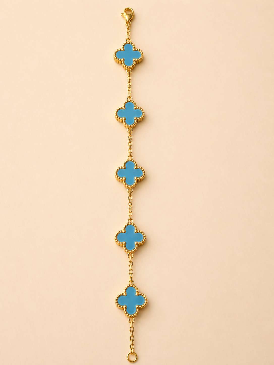 Multi Clover Charm Bracelet - Image 9