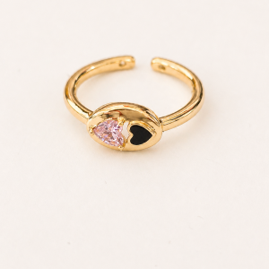 Dual Heart Glow Ring