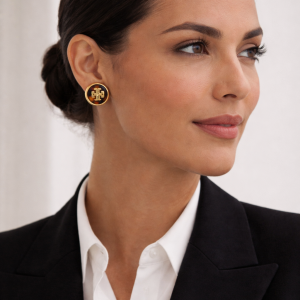 Signature Emblem Studs