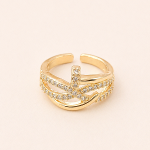 Luxe Knot Spark Ring