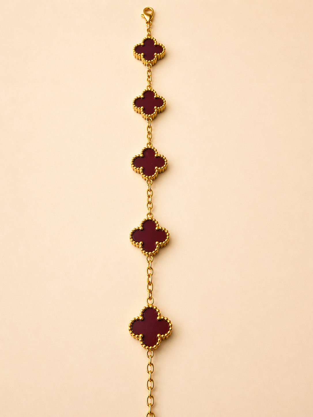 Multi Clover Charm Bracelet - Image 8