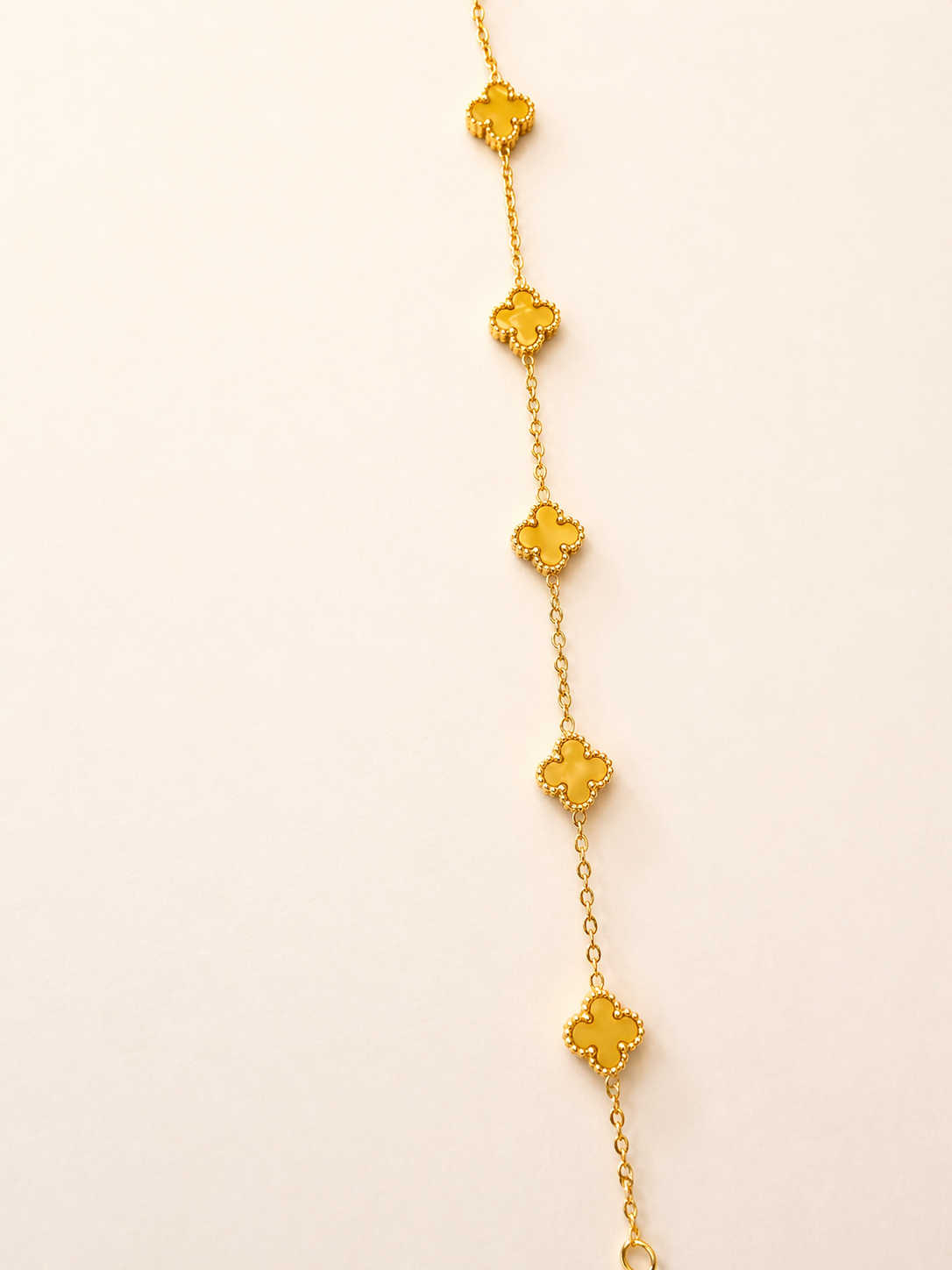 Multi Mini Clover Charm Bracelet - Image 25
