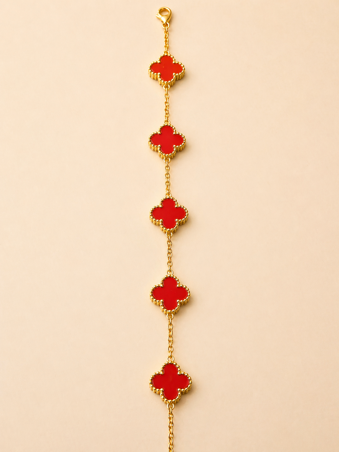 Multi Clover Charm Bracelet - Image 13