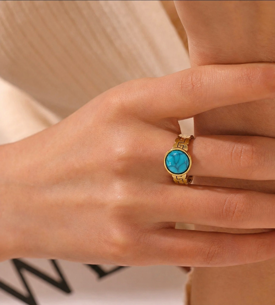 Aura Stone Statement Ring