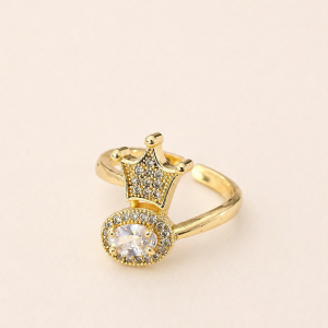 Crowned Spark Ring