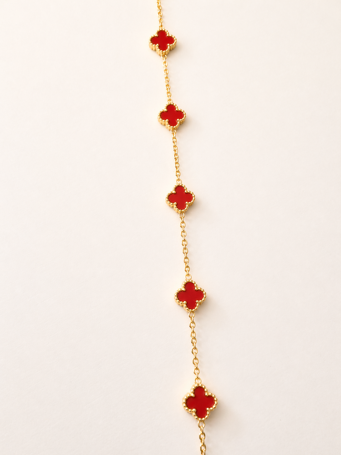 Multi Mini Clover Charm Bracelet - Image 20