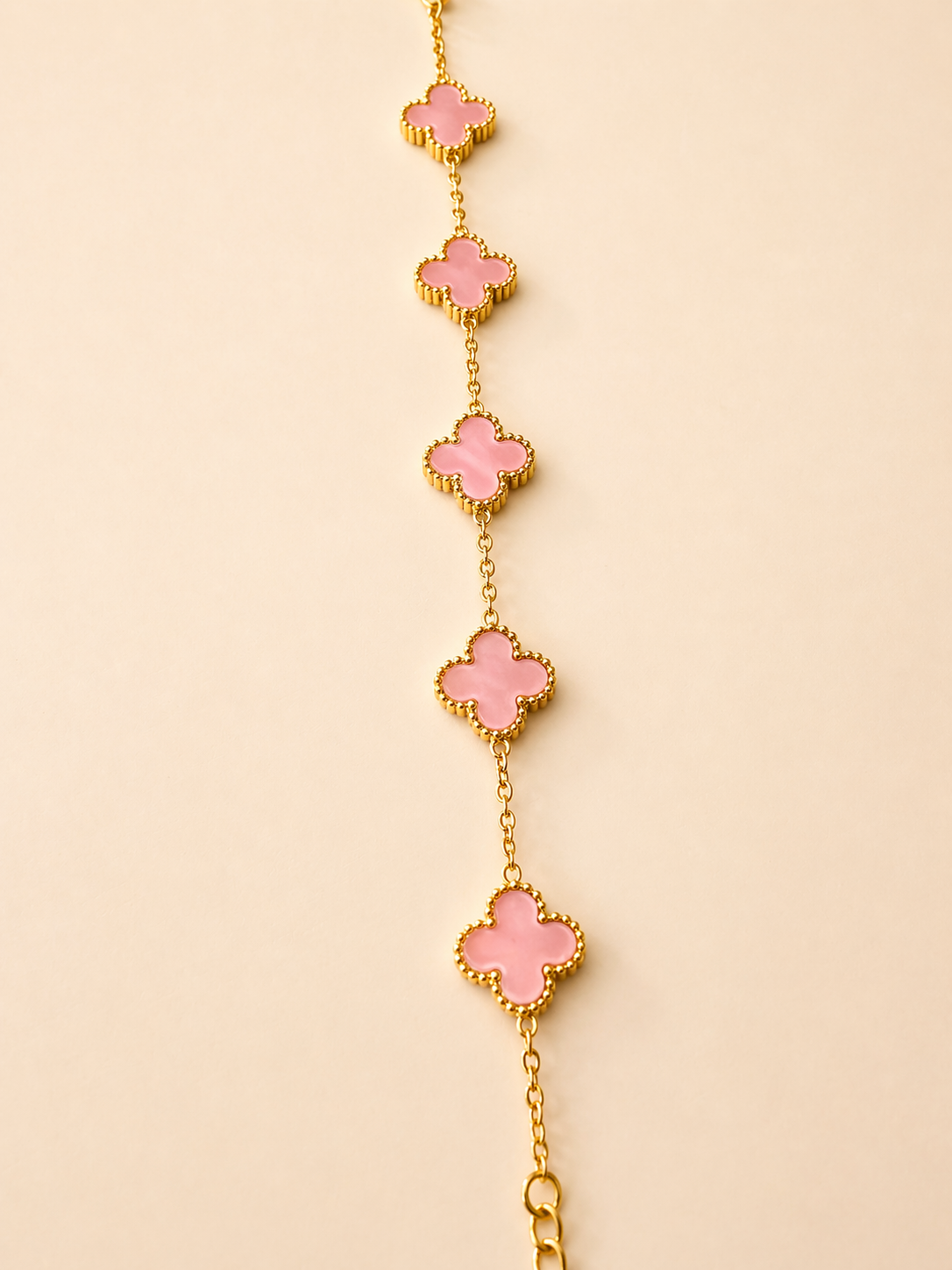 Multi Clover Charm Bracelet - Image 5