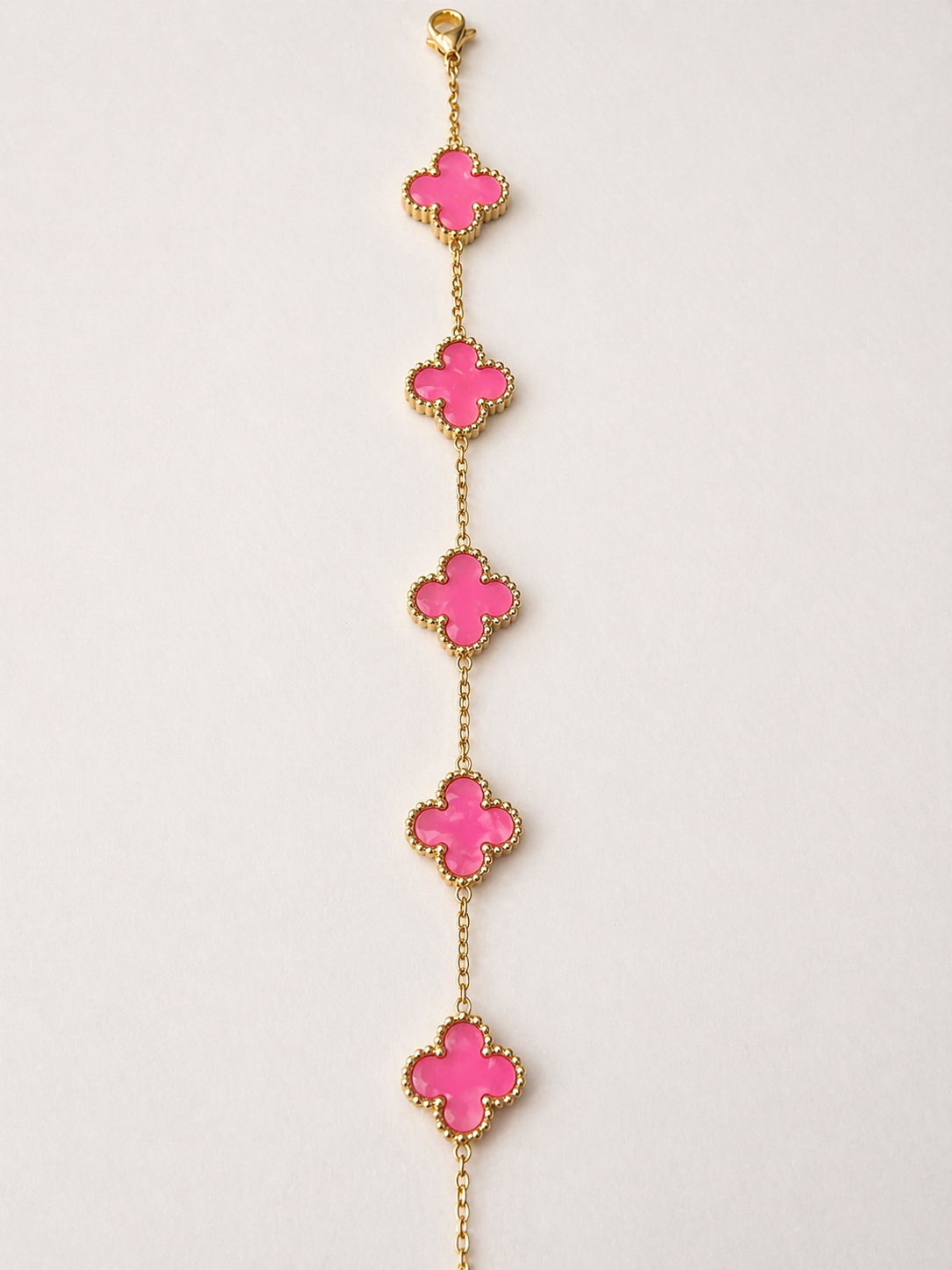 Multi Clover Charm Bracelet - Image 15