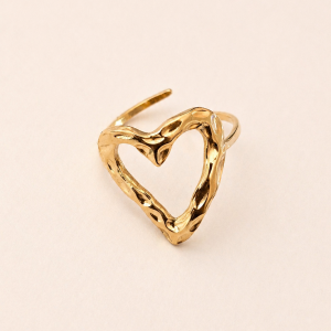 Melted Heart Ring