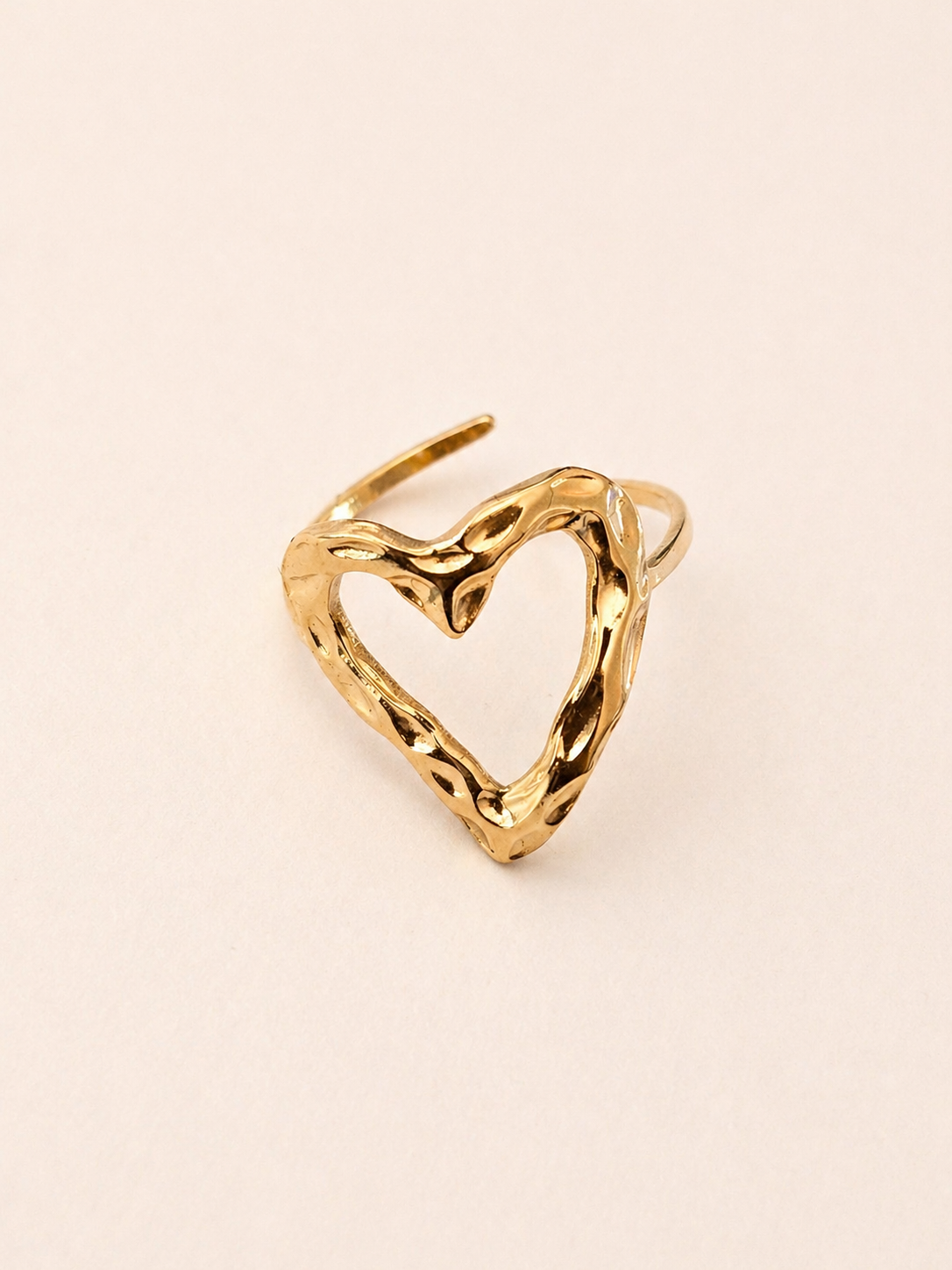 Melted Heart Ring
