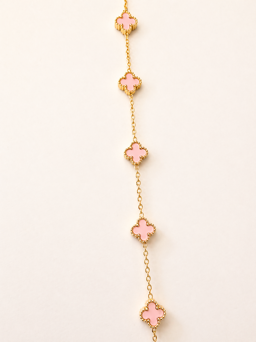 Multi Mini Clover Charm Bracelet - Image 23