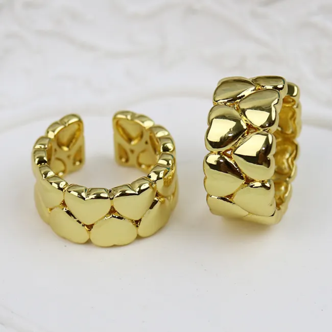 Golden Heart Luxe Ring - Image 2