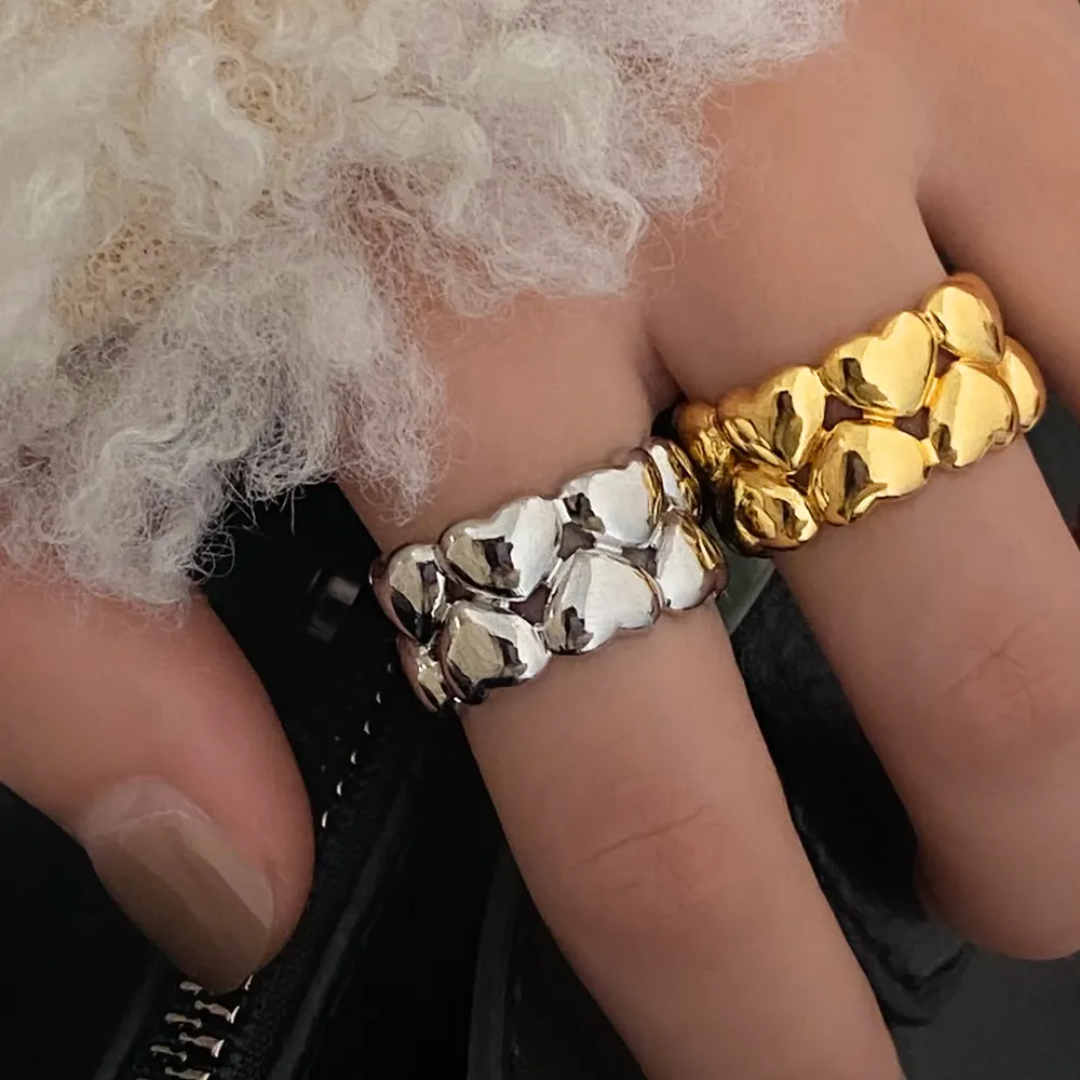 Golden Heart Luxe Ring - Image 4