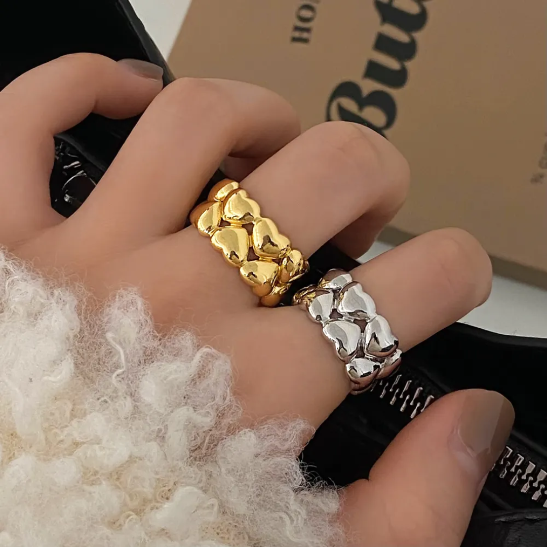 Golden Heart Luxe Ring - Image 5