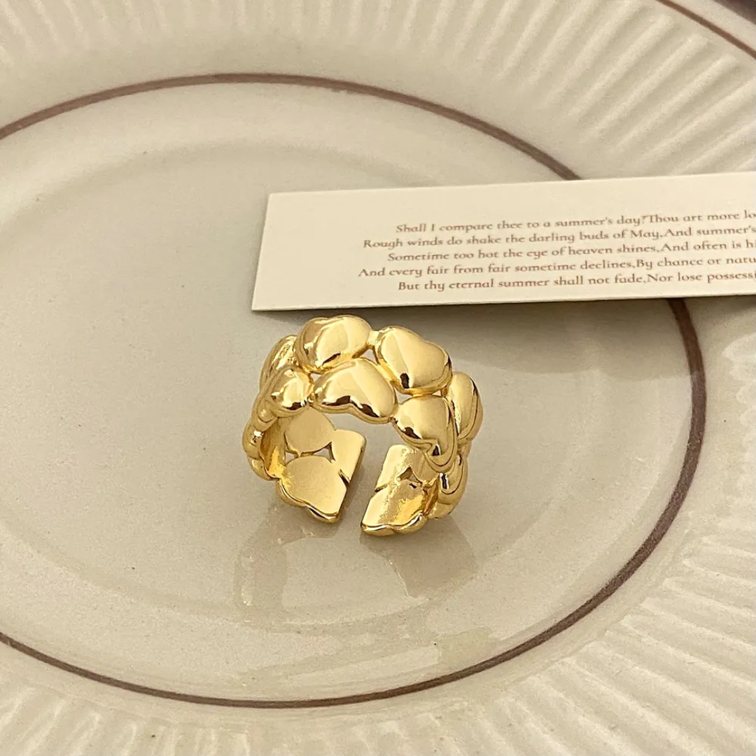 Golden Heart Luxe Ring - Image 7