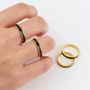 Midnight Stack Ring