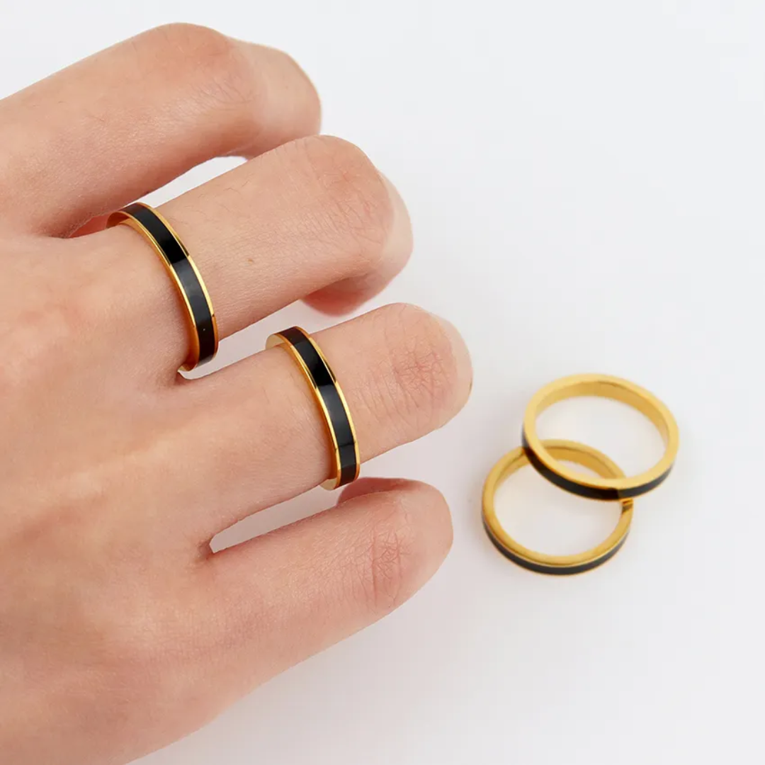Midnight Stack Ring