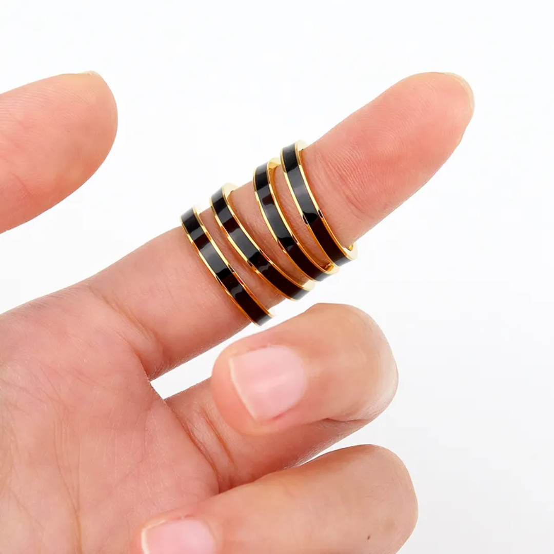 Midnight Stack Ring - Image 4