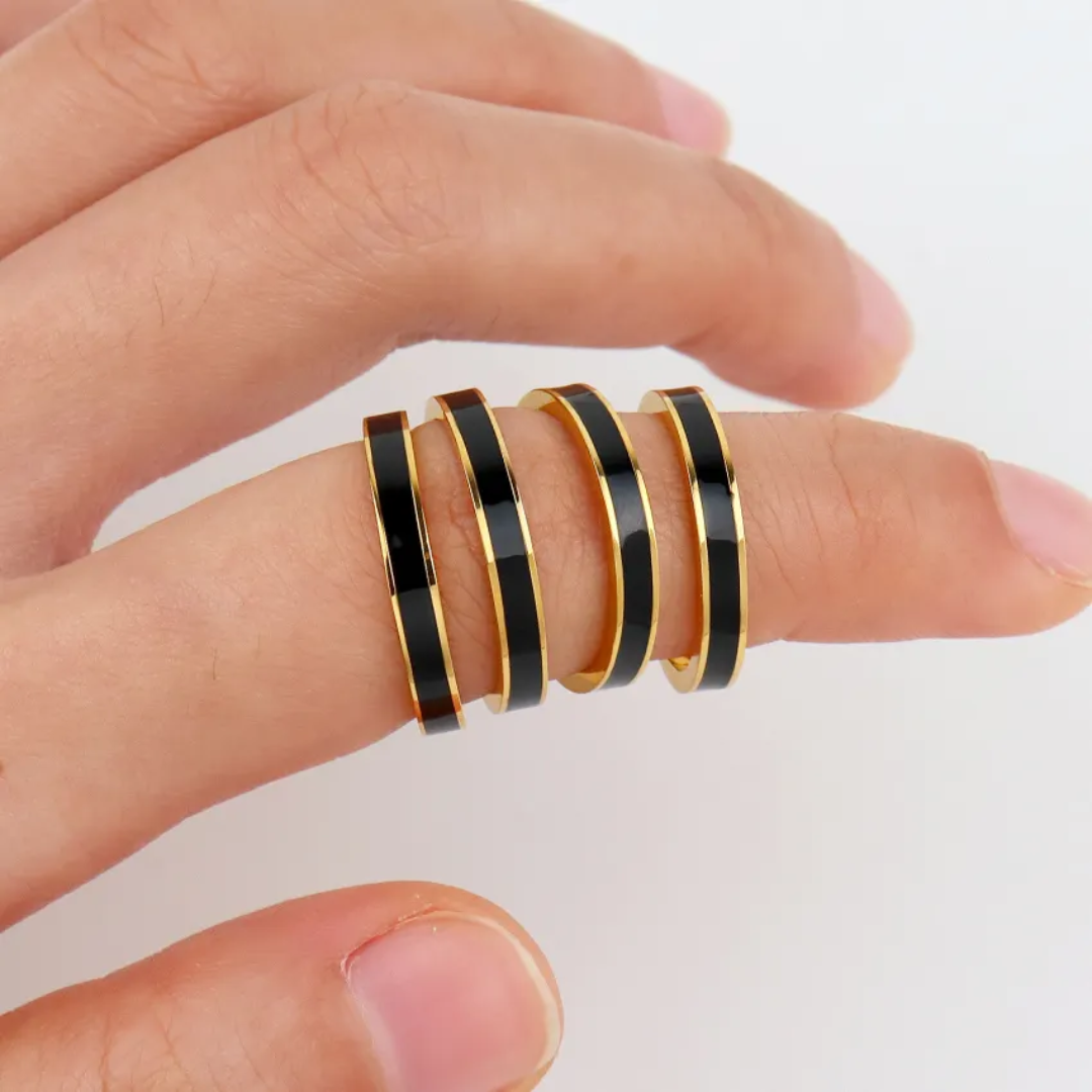 Midnight Stack Ring - Image 2