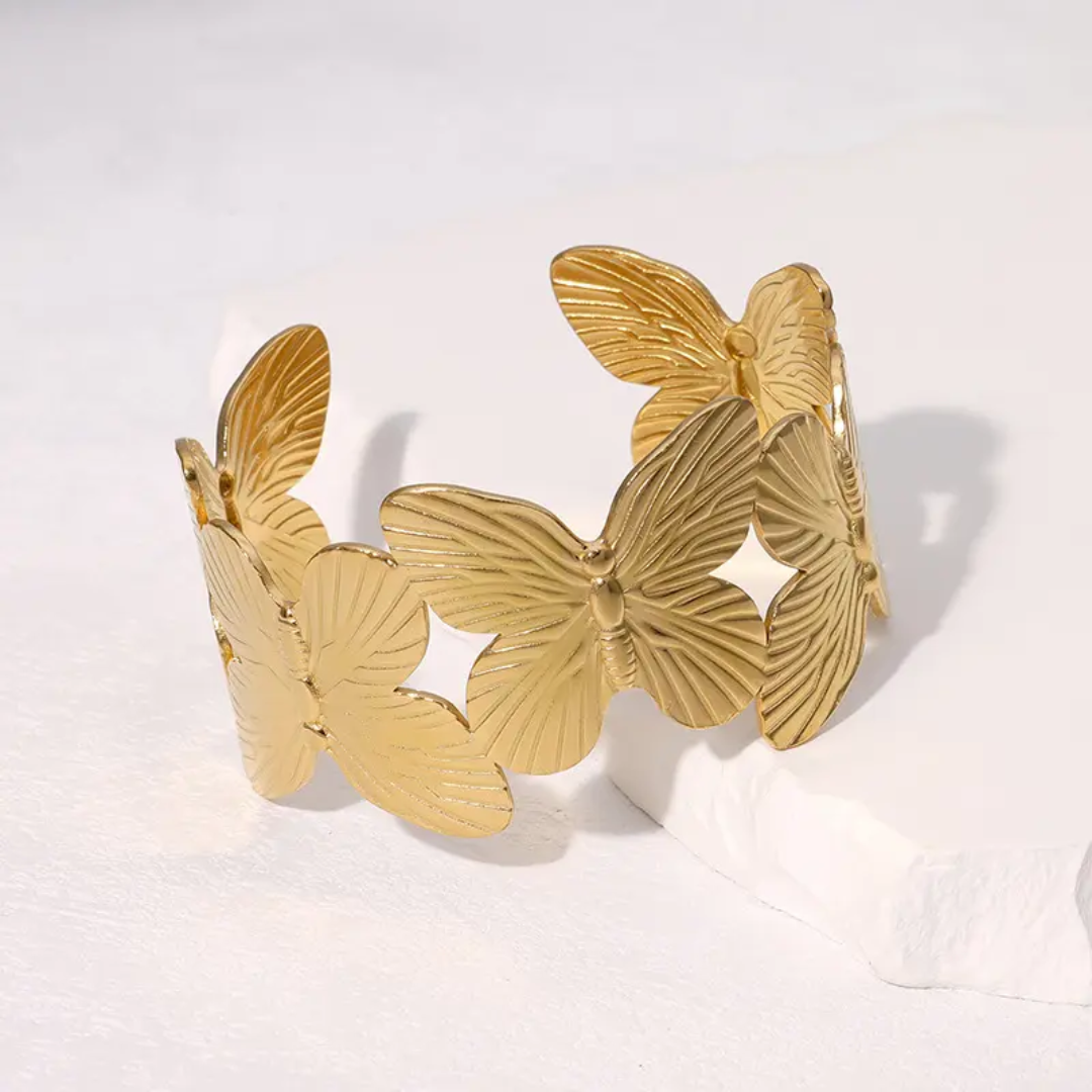Golden Butterfly Muse Cuff