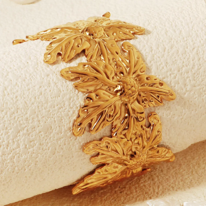 Aurora Petal Statement Cuff