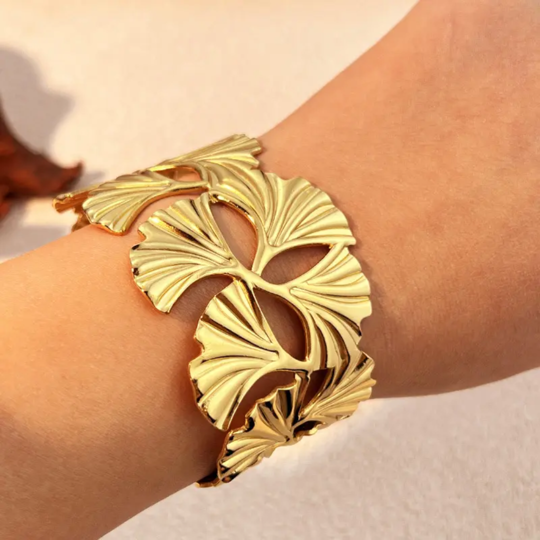 Golden Ginkgo Muse Cuff - Image 2