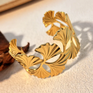 Golden Ginkgo Muse Cuff