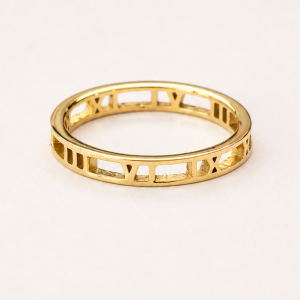Golden Roman Cutout Band