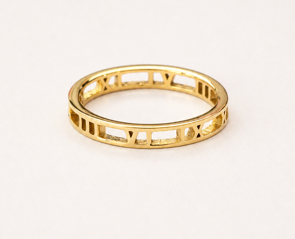 Golden Roman Cutout Band