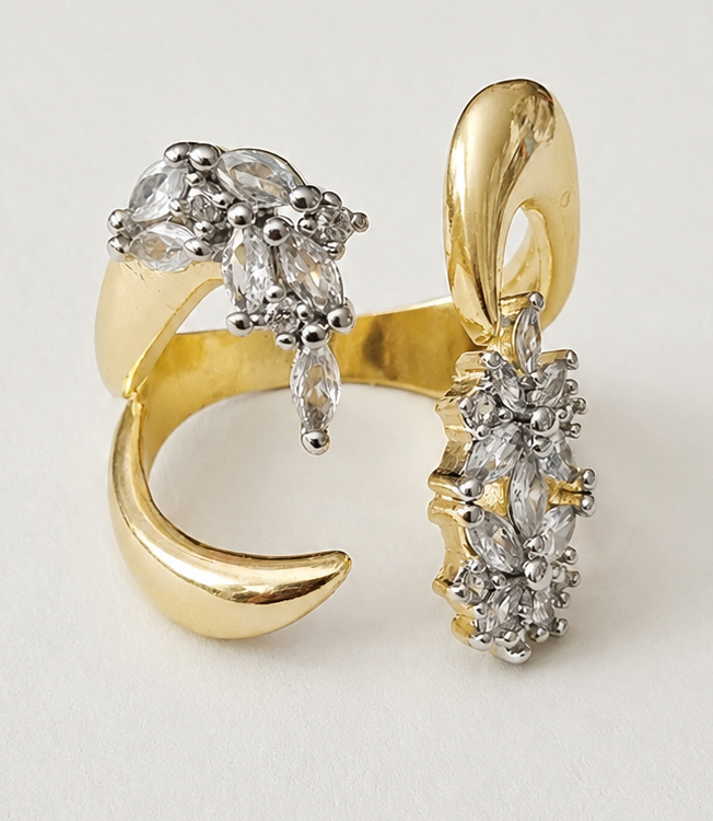 Aurora Bloom Statement Adjustable Ring