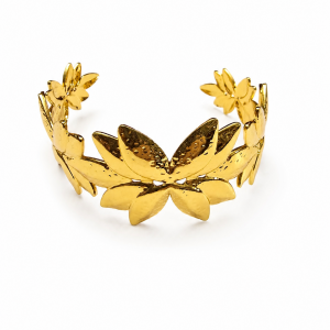 Golden Petal Bloom Cuff
