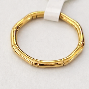 Bamboo Link Band Ring
