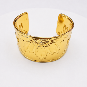 Golden Bloom Cuff Bangle