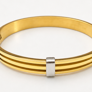 Golden Orbit Luxe Bangle