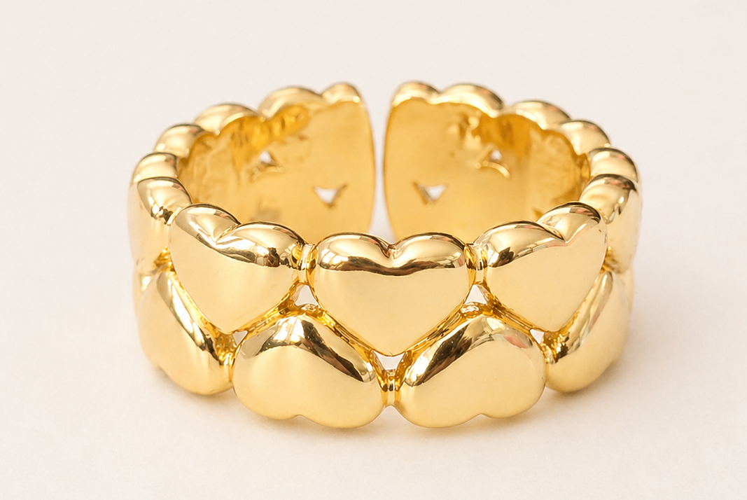 Golden Heart Luxe Ring