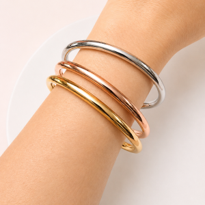 Trinity Luxe Bangle Set